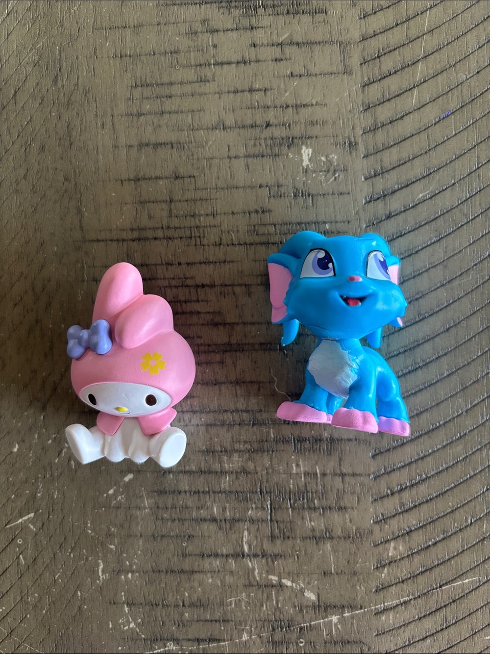 Sanrio My Melody Pink Character Figure with Blue Elephant Toy Friend